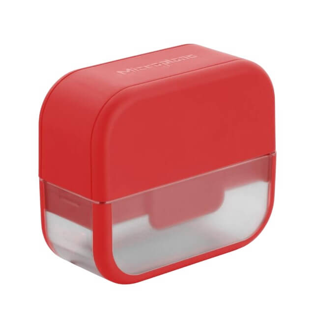 ชุดมีดบดและหั่นกระเทียม Microplane 48148 สีแดง